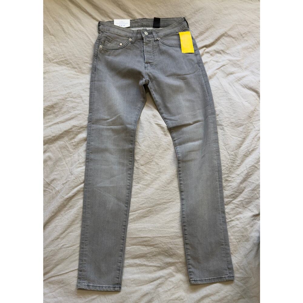 H&M MENS SKINNY COUPE MOULANTE GREY PANTS